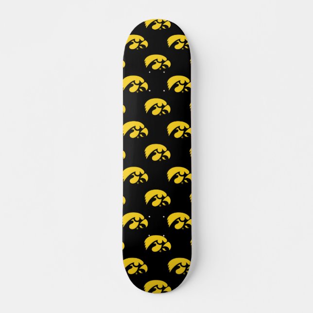 Iowa Logo | Hawkeye Skateboard (Front)