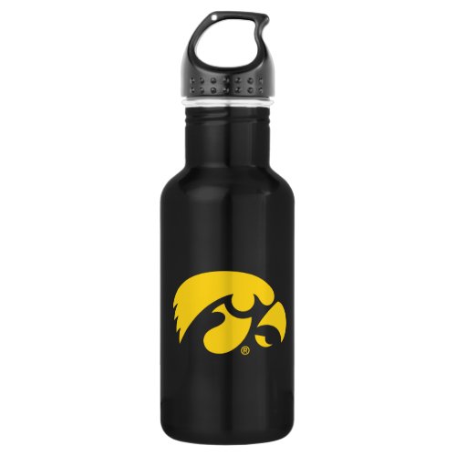Iowa Logo  Hawkeye Stainless Steel Water Bottle
