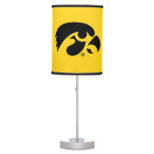 Iowa Logo | Hawkeye Table Lamp (Front)