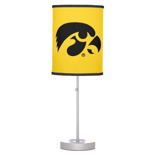 Iowa Logo  Hawkeye Table Lamp