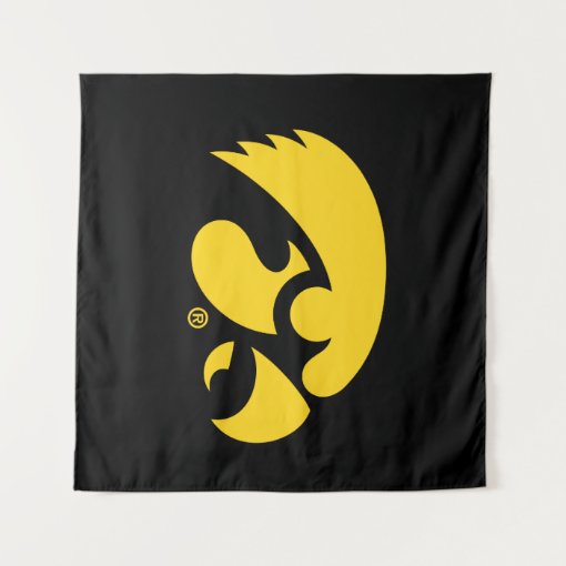 Iowa Logo | Hawkeye Tapestry | Zazzle
