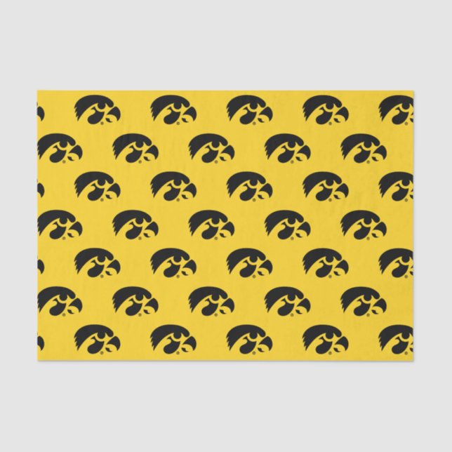 Iowa Logo | Hawkeye Tissue Paper (Front)