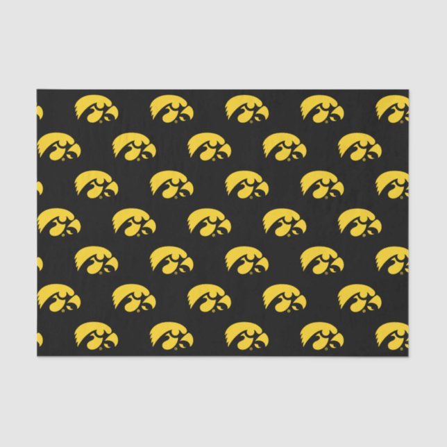 Iowa Logo | Hawkeye Tissue Paper (Front)