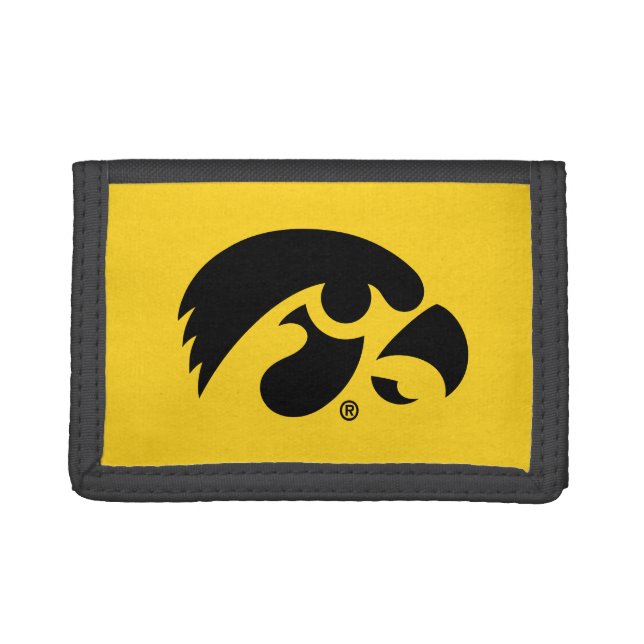 Iowa Logo | Hawkeye Trifold Wallet (Front)