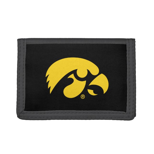 Iowa Logo | Hawkeye Trifold Wallet (Front)