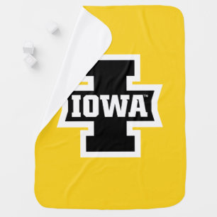 Iowa Logotype Baby Blanket