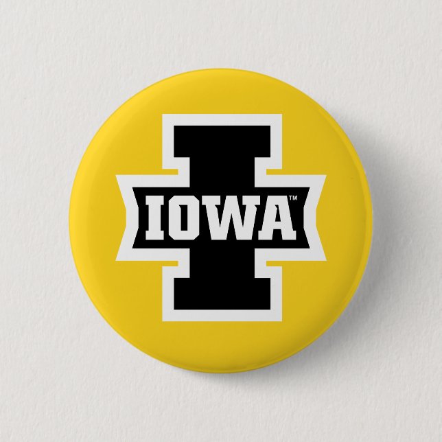 Iowa Logotype Button (Front)
