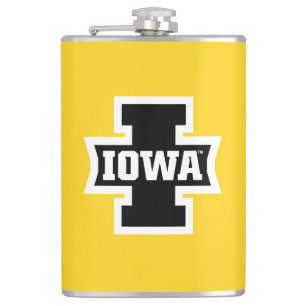 Iowa Logotype Flask