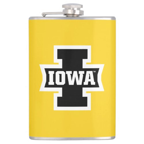 Iowa Logotype Flask