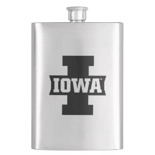 Iowa Logotype Flask