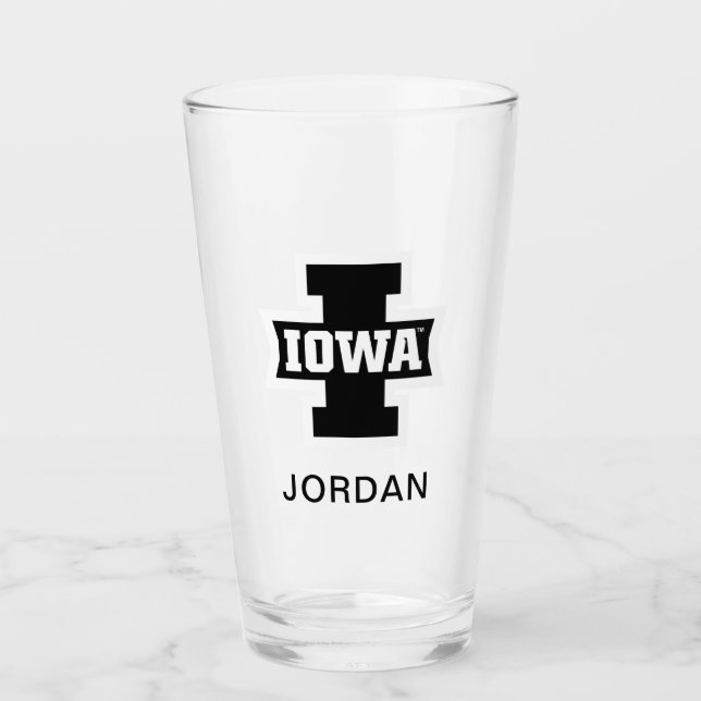 Iowa Logotype Glass (Front)