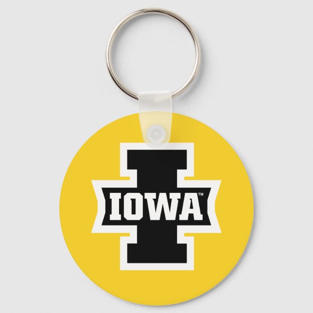 Iowa Logotype Keychain (Front)