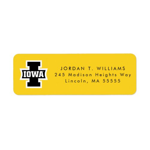 Iowa Logotype Label