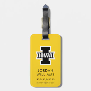 Iowa Logotype Luggage Tag