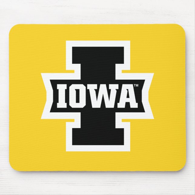 Iowa Logotype Mouse Pad (Front)