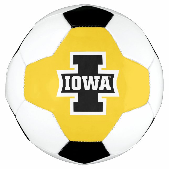 Iowa Logotype Soccer Ball (Front)