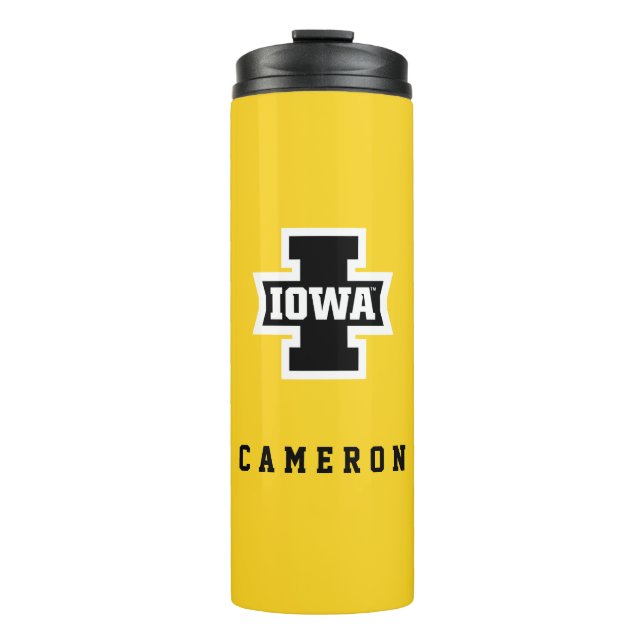 Iowa Logotype Thermal Tumbler (Front)