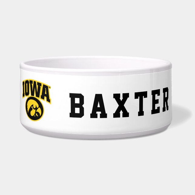 Iowa Logotype with Hawkeye Bowl (Front)