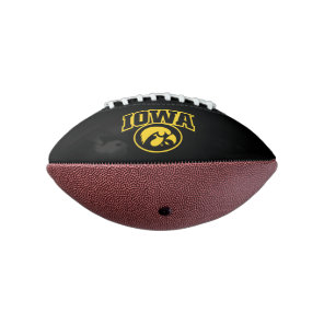 Iowa Logotype with Hawkeye Football