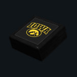 Iowa Logotype with Hawkeye Gift Box<br><div class="desc">Check out these official UI products. All of these products are customizable so you can add your class year,  name,  or sport. Personalize your Iowa University merchandise on Zazzle.com!  You can find something here to show off your Hawkeye pride every day!</div>