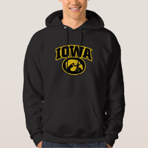 Iowa Logotype with Hawkeye Hoodie