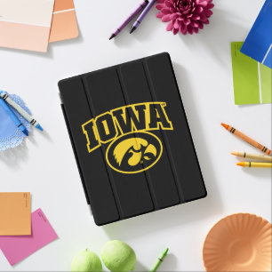 Iowa Logotype with Hawkeye iPad Smart Cover