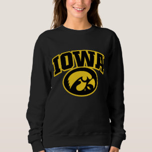 Iowa Logotype with Hawkeye Sweatshirt