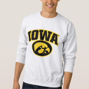 Iowa Logotype with Hawkeye Sweatshirt