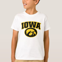 Iowa Logotype with Hawkeye