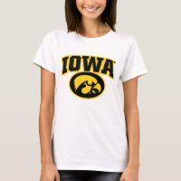 Iowa Logotype with Hawkeye