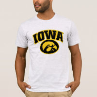 Iowa Logotype with Hawkeye