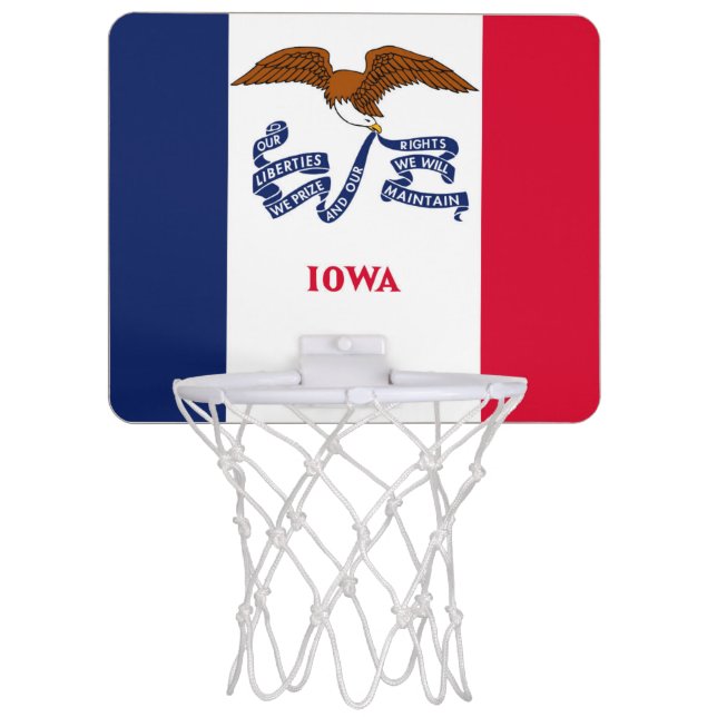 Iowa Mini Basketball Hoop (Front)
