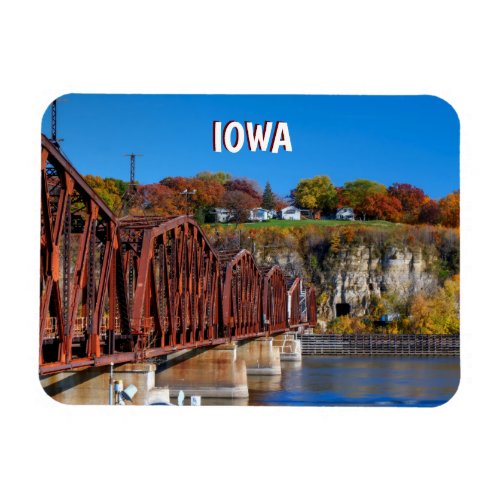 Iowa Mississippi River Magnet