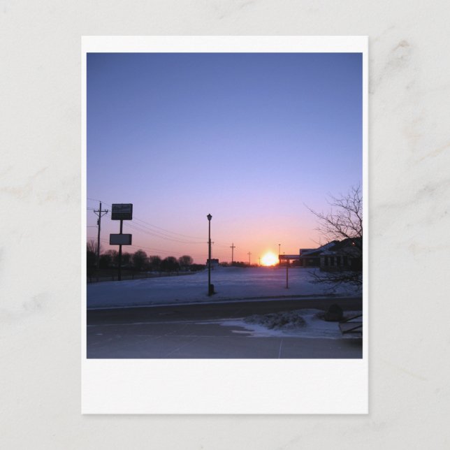 Iowa Morning Postcard (Front)