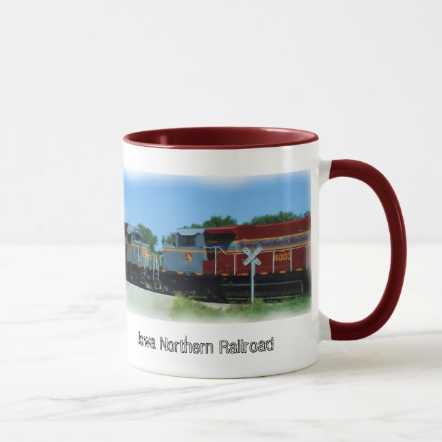 Iowa Northern Railroad Mug (Right)