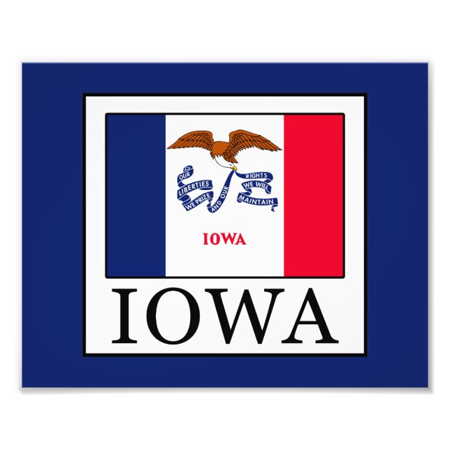 Iowa Photo Print (Front)