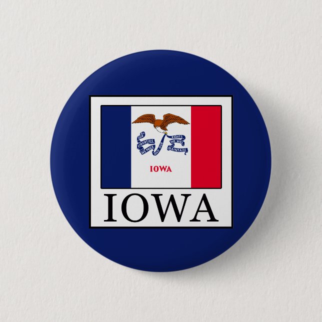 Iowa Pinback Button (Front)