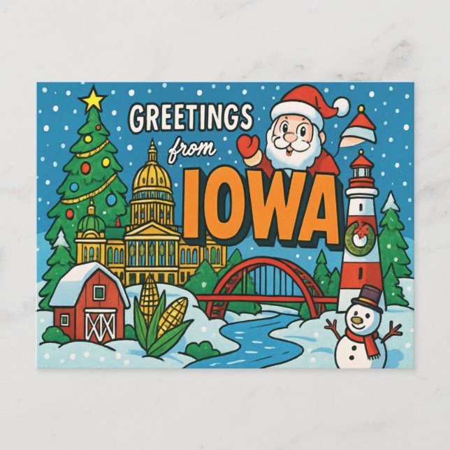IOWA Postcard (Front)