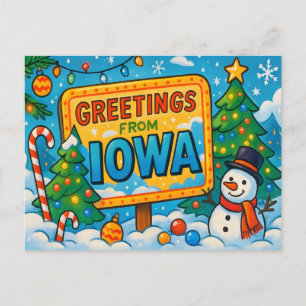 IOWA Postcard