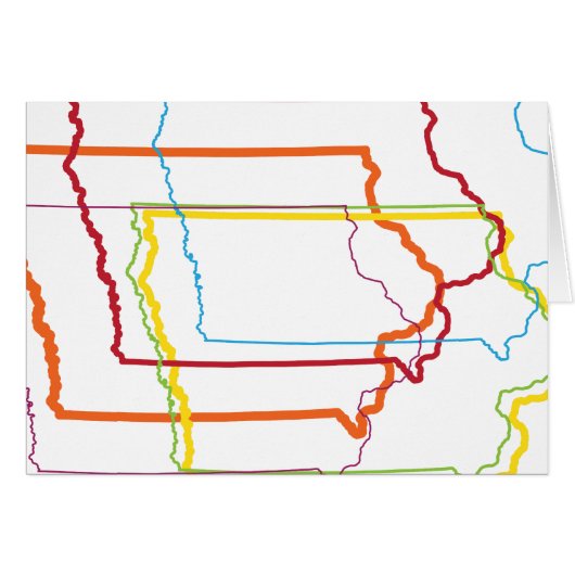 iowa pride blur cards (Front Horizontal)