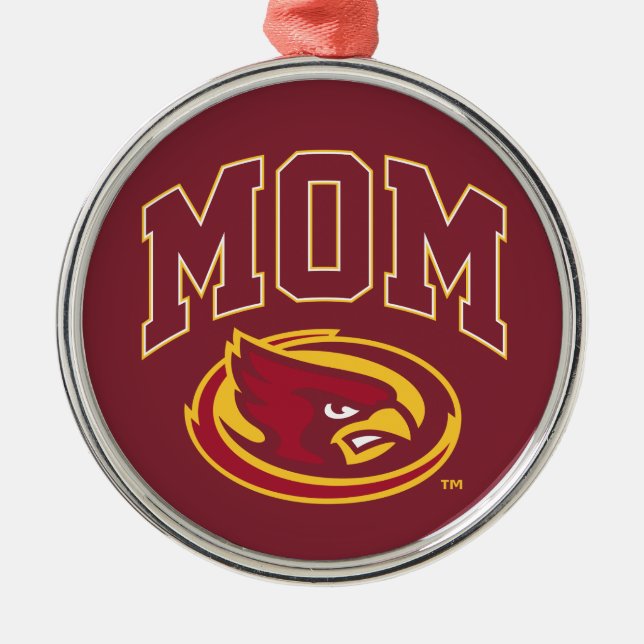 Iowa Proud Mom Metal Ornament (Front)