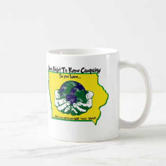 Iowa Right to Know Campaign Mug
