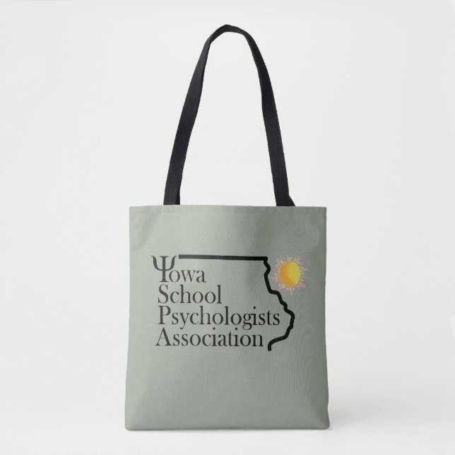 Iowa School Psychologists Association Sunny Tote Bag (Front)