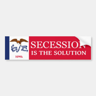 Iowa Secession Bumper Sticker