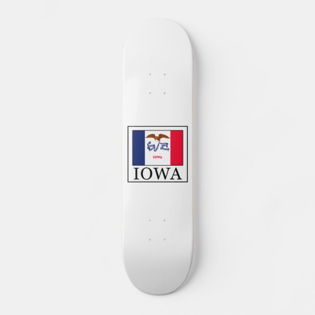 Iowa Skateboard Deck (Front)