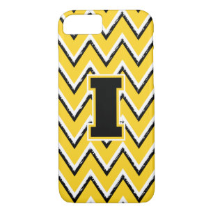 Iowa Sketchy Chevron Pattern iPhone 8/7 Case