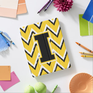 Iowa Sketchy Chevron Pattern iPad Smart Cover