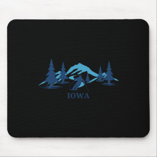 Iowa Ski Resort Skiing Skier  Mouse Pad