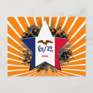 Iowa Star Postcard