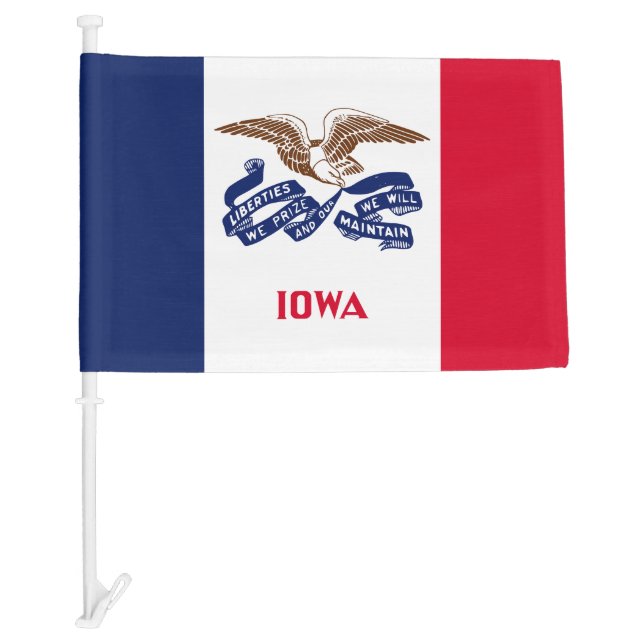 Iowa State Car Flag (Front)